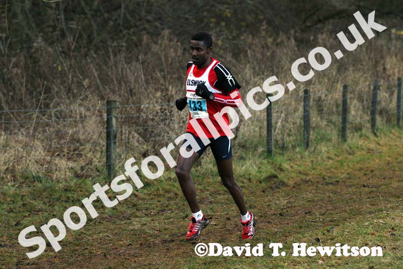 Tadele Geremew (Elswick Harriers) senior mens NEHL, Wallington Hall. Photo: David T. Hewitson/Sports for All Pics